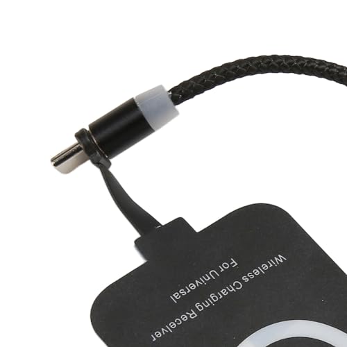 Type C Wireless Charging Receiver, Thin Magnetic Dual Purpose Charger Receiver, Charging Patch for All Type C Interface Cell Phones