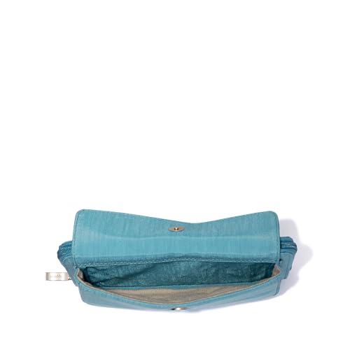 Baggallini Rfid Phone Wallet Crossbody - color: Seaside Blue