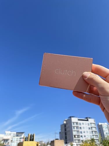 Clutch - Pro USB-C Portable Charger - Compatible with iPhone 15, 16, 17 & Android Devices - Power Bank Magnetic Battery - TSA Travel Approved - USB Rechargeable - Built-in Cable - 5000 mAh - 3.7oz - color: Rose Gold