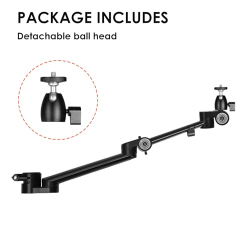 TARION 19" Modular Desktop Camera Arm DSLR Mount Titanrig Arm Z - size: Arm Z (Camera)