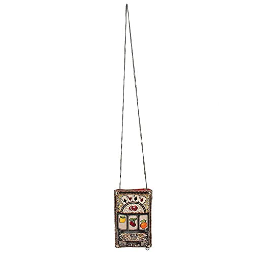Mary Frances Payoff Beaded Crossbody Cell Phone Bag, Multicolor