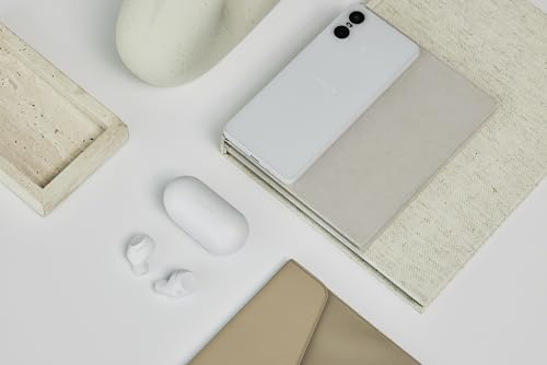 Sony WF-C710N Truly Wireless Noise Cancelling Earbud Headphones, White - color: White