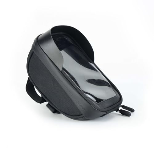 Bicycle Phone Frame Bag, Waterproof Bike Phone Bag with TPU Touch Screen | Compatible Phone Under 6.3", Tube Bag, Cycling Pouch, Bike Accessories