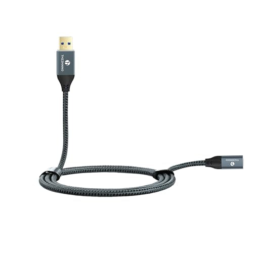 USB A to USB C Adapter Extension Cable 1.6FT, 10Gbps High-Speed USB C Female to USB Male Adapter for Laptop, Tablet, Smartphone, etc. - color: USB - C F, size: 1.6FT