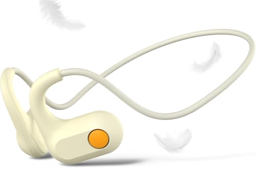 ANCwear Kids Open Ear Headphones, 85dB Volume Limit, Ages 5+ - color: Beige