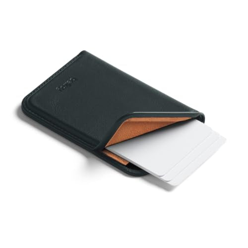Bellroy Mag Wallet, Magnetic Leather Card Holder - DeepOcean - color: DeepOcean