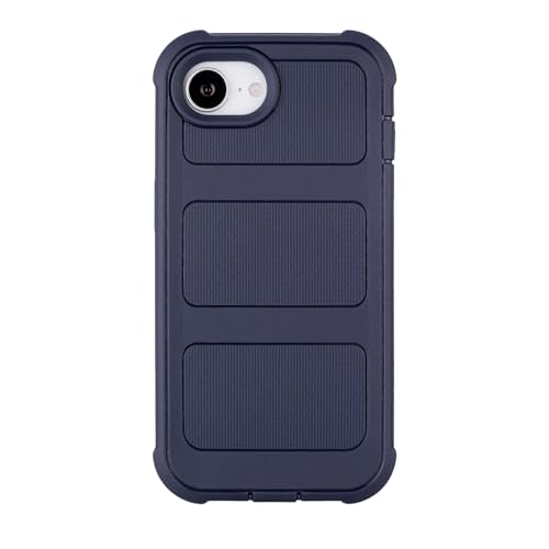 Protective Phone Case for iPhone 16e Case Belt Clip Holster Kickstand Black | Shockproof iPhone 16 e Case Heavy Duty Rugged Dustproof Port 2 Layers of Sturdy Defender Cover for iPhone16e Case Belt Blue - color: Navy Blue