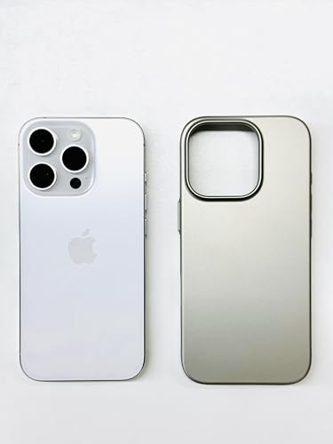 TORRAS Magnetic Slim Fit Case for iPhone 16 Pro, 6.3 inch, Ultra-Thin Compatible with MagSafe, Lightweight Matte Anti-Scratch Hard PC Cover Phone Case, Natural Titanium - color: 2-Natural Titanium