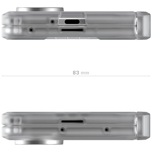 Ghostek Covert Clear Galaxy Fold 7 Case with Built-in Kickstand, MagSafe and Full Hinge Protection Designed for 2025 Samsung Galaxy Z Fold7 (8") (Clear Matte) - color: Clear Matte, size: Galaxy Z Fold 7