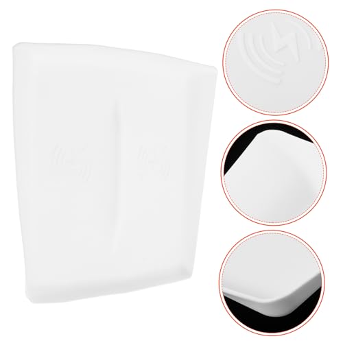 White Silicone Cordless Charging Pad for Center Console Protection