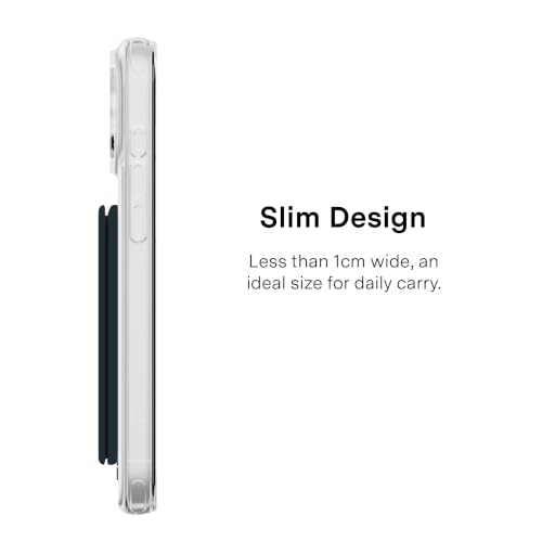 VELVET CAVIAR compatible with MagSafe Wallet - Magnetic Card Holder - color: Floral Rose Gold