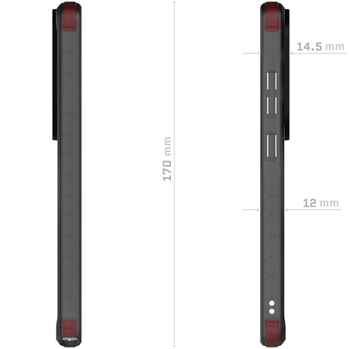 Ghostek Covert Clear S25 Ultra MagSafe Case with Magnetic Ring, Slim Thin Military Grade Shockproof Phone Cover Compatible with 2025 Samsung Galaxy S25Ultra (6.9") (Smoke) - color: Smoke, size: Galaxy S25 Ultra