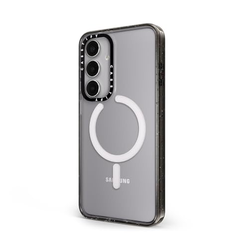CASETiFY for Galaxy S24+ Case - Impact Magnetic Clear Black | Wireless charging and MagSafe compatible | 8.2 ft. 4x Military Grade Drop Protection | Black - color: Clear Black, size: Galaxy S24+ (6.7")
