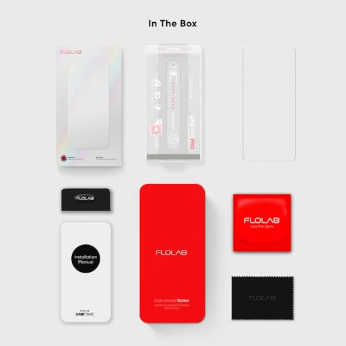 FLOLAB NanoArmour ONETIME PRO for Samsung Galaxy S26 Ultra Screen Protector Anti Reflective Tempered Glass, Edge to Edge, Fingerprint ID Compatible, Dust Free, Easy to Install - size: S26 Ultra