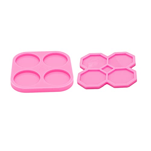 Super Glossy Resin Mold Phone Grip Epoxy Molds, Silicone Molds for Badge Reel DIY Telephone Stands Design (YMDY0533+DY1124) - color: YMDY0533+DY1124