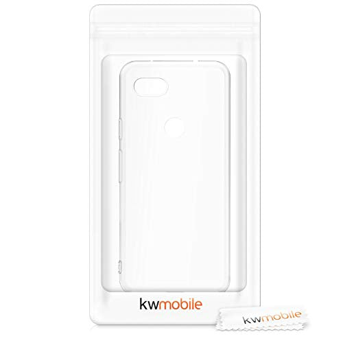 kwmobile Case Compatible with Google Pixel 3a - Clear Case Soft Slim Flexible Protective TPU Phone Cover - Transparent - size: Pixel 3a