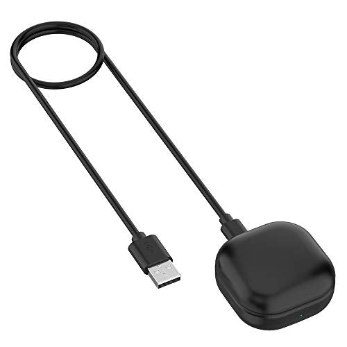 Wired Charging Case for Galaxy Buds Live SM-R180, Replacement Charger Case Cover with 3.3ft USB-C Cable for Samsung Galaxy Buds Live Earbuds (Black) - color: Black