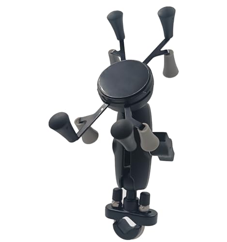 Strg Phone Mount with U-Bolt Base and Aluminum Arm for Motorcycle Bike - size: Aluminum Alloy U-Bolt Base
