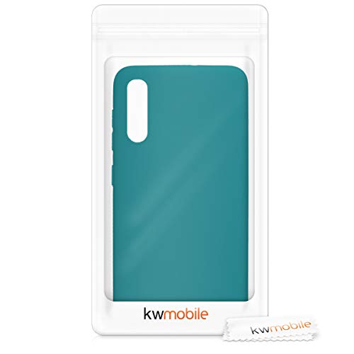 kwmobile Case Compatible with Samsung Galaxy A30s Case - Soft Slim Protective TPU Silicone Cover - Teal Matte - color: teal matte
