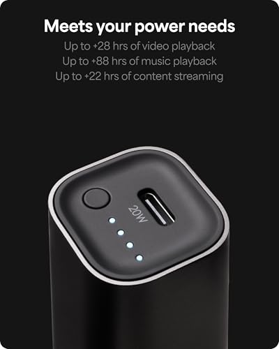 Mophie Powerstation Fast 5,000mAh Power Bank |Portable | 20W, Single-Device - size: 5,000mAh