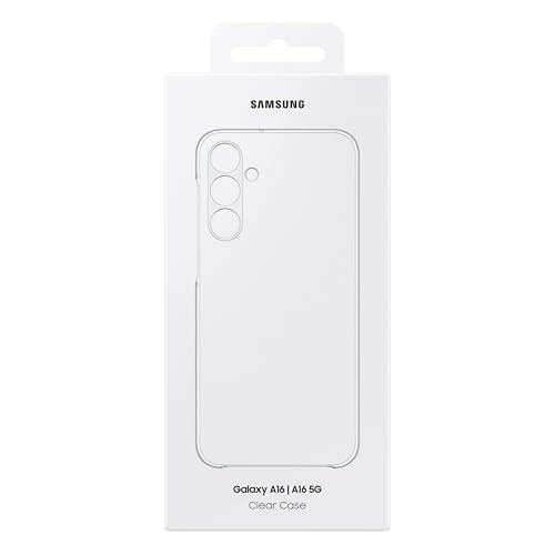 Samsung Galaxy A16 5G Clear Phone Case, Durable, Anti-Scratch Finish, Anti-Yellowing Design, Protective Cover, US Version, EF-QA166CTEGUS - color: Transparent, style: A16