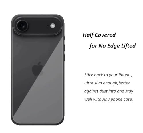 For iPhone Air 6.5“ Back Screen Protector Ultra Thin Glossy Protective Film -2 Packs-High Transparency - color: iphone air back protector