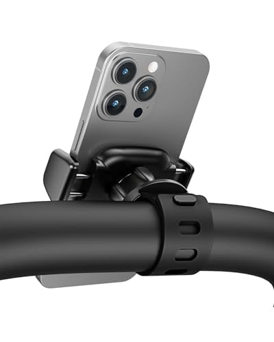OQTIQ Phone Holder for Peloton Bike, Exercise Bike Handlebar Phone Mount