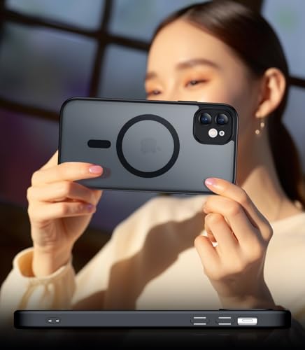 SPIDERCASE Magnetic for iPhone 11 Phone Case,Black - color: Black, size: Iphone 11 6.1‘’
