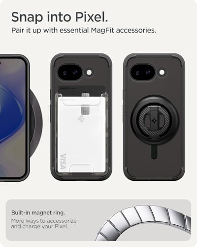 Spigen Ultra Hybrid MagFit for Pixel 10a Case, Frost Black - color: Mag Frost Black, size: Pixel 10a