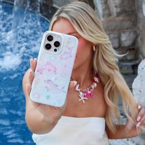 VELVET CAVIAR for iPhone 15 Case - Compatible with MagSafe - 10ft Drop Tested - Dolphins - color: Dolphins, size: 15