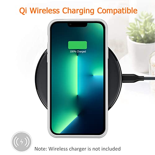 Battery Case for iPhone 13 Pro Max, 10800mAh Rechargeable Portable Charging Case with Wireless Charging Compatible for iPhone 13 Pro Max (6.7 inch) with CarPlay Battery Pack Charger Case (Blue) - size: iPhone 13 Pro Max -Blue