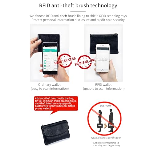 Unisex Pebble Leather Wallet, 5.3In Short Genuine Leather Coin Card Holder, Unisex Clutch Bags, Can Hold Coins, Id Cards - color: Bright Purple