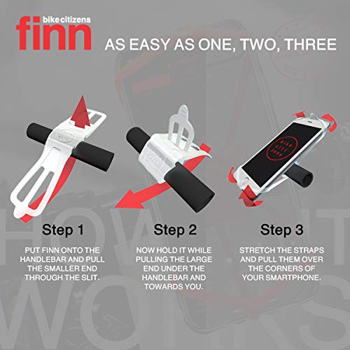 Universal Smartphone Bicycle Mount, 100% Silicone, Compact, Light, Portable | Easy No Tools Mount | All Weather Use, UV Resistant | Durable | Made in Austria (Multi Color Pack) - color: Multi Color Pack