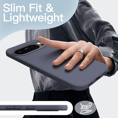 JETech Silicone Case for Google Pixel 10/10 Pro, Moonstone | Silky Soft Touch, Shockproof Protection, Scratch Resistant, Microfiber Lining - color: Moonstone, size: Pixel 10/10 Pro