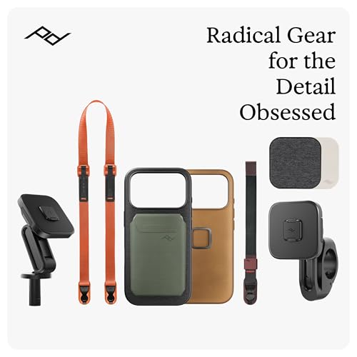 Peak Design Mobile Everyday Phone Case for iPhone 17 Pro Max, Black, Slim Profile, Drop Protection, Weatherproof Fabric Shell, SlimLink Connects to Mobile Mounts & Gear - color: Black, style: Everyday Case