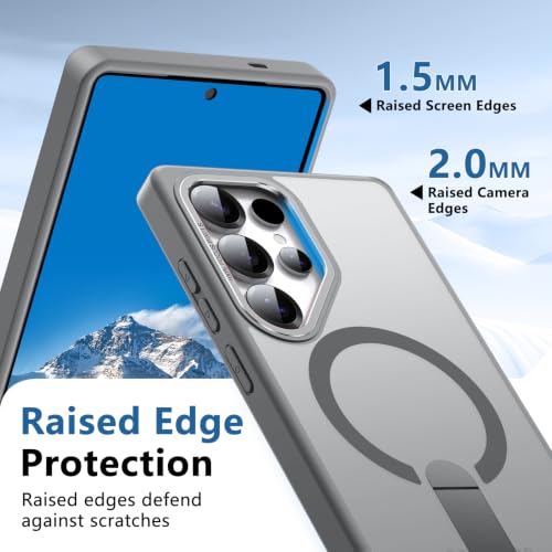 for Samsung Galaxy-S25-Ultra Case, Slim Fit & Matte, Gray - color: Gray, size: Galaxy S25 Ultra 6.9"