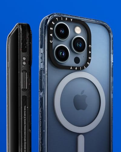 CASETiFY for iPhone 15 Pro Case - Impact Clear Black | Slim Fit | 8.2 ft. 4x Military Grade Drop Protection | Black - color: Clear Black, size: Iphone 15 Pro (6.1")