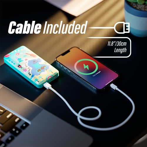 Disney Lilo and Stitch 10,000Mah Power Bank- Universally Compatible Portable Phone Charger Battery Pack w/USB Charging Port Gifts for Women, Men, Teens and All Fans of Stitch Stuff - color: Upside Down Stitch