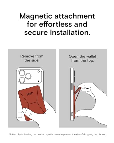MOFT Magnetic Wallet Stand Compatible with iPhone 18/17/16/15/14/13 Series, Angle Adjustment Magsafe Compatible MOVAS Phone Stand,Clay - color: Clay, size: Standard