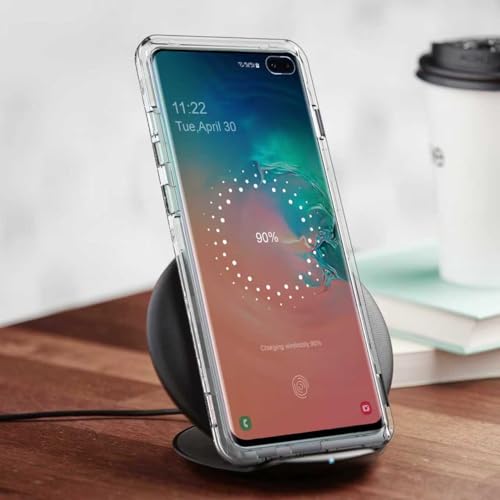 ULAK Compatible with Galaxy S10 Plus Case Bling Back Cover, Clear Glitter | Shiny Glitter Heavy Duty Shockproof Protection Sparkle Soft TPU Protective for Samsung Galaxy S10 Plus 6.4 inch - color: Clear Glitter