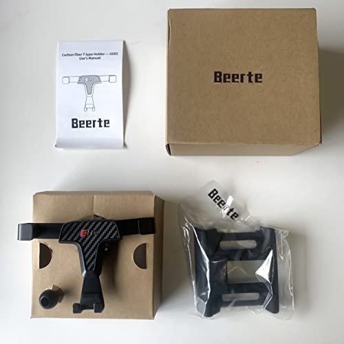 BEERTE Car Phone Holder for Mazda CX-5 2017-2026 CX5 Gravity Phone Mount - color: Carbon Fiber Pattern