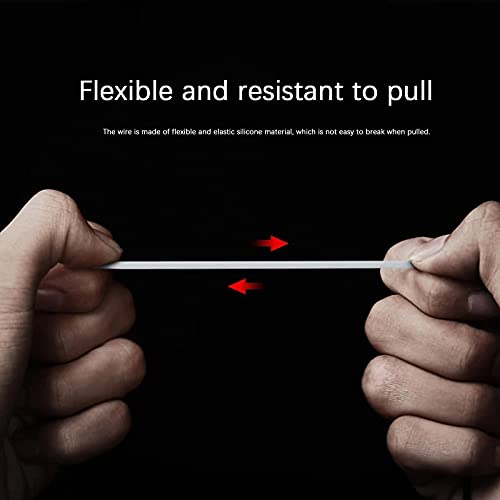 BUISAMG AirPods Magnetic Anti-Lose Strap, Soft Silicone Sport Lanyard - color: Black