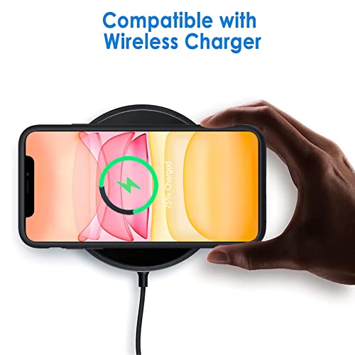 Battery Case for iPhone 11,Upgraded 10000mAh High Capacity Rechargeable Portable Protective Extended Charger Case Wireless Charging Compatible with iPhone 11 (6.1 inch) Charging Cover &Carplay (Black) - size: iPhone 11 (6.1 inch)