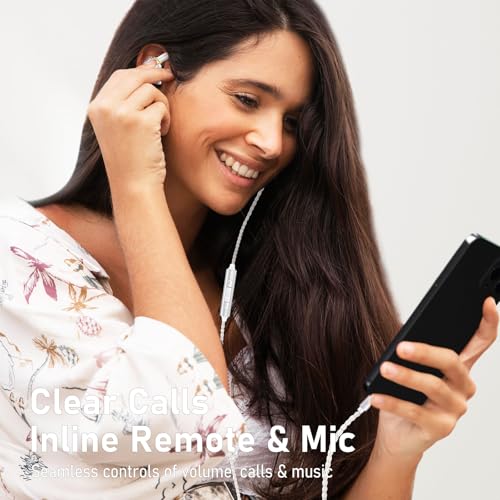Audiovance Vibes 202ML HiFi Wired Earbuds for iPhone 14/13/12/11/X, Pro Max - color: 2-Clear