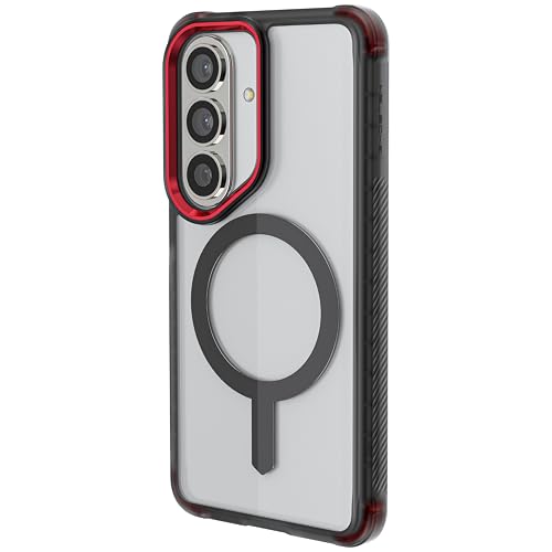 Ghostek Covert Clear Samsung S26 MagSafe Case with Magnetic Ring, Slim Thin Military Grade Shockproof Phone Cover Compatible with 2026 Galaxy S26 (6.3") (Smoke) - color: Smoke, size: Galaxy S26