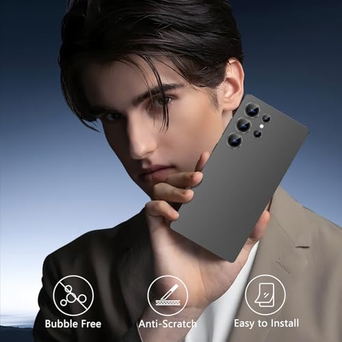 imluckies for Samsung Galaxy S25 Ultra Camera Lens Protector, AR+AF Tempered Glass & 9H Anti-Scratch Metal Individual Lens Cover, HD Clear Camera Protection for S25Ultra, Titanium Black - color: Black