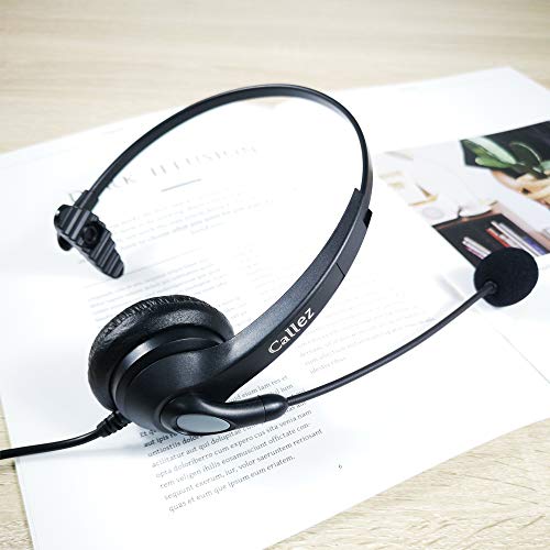 Callez USB Headset with Microphone Noise Cancelling & Audio Controls