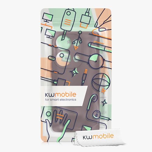kwmobile Case Compatible with Xiaomi Redmi Note 13 Pro 4G Case - Protective Slim TPU Cover with Soft Matte Finish - Bordeaux Violet - color: bordeaux violet