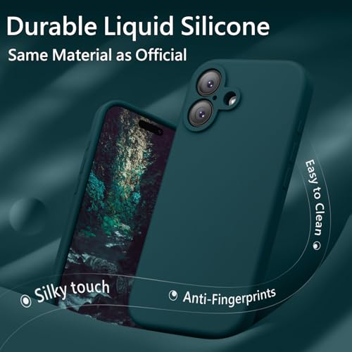 FireNova Magnetic for iPhone 17 Case, 6.3", Teal | Compatible with MagSafe, Integrated Silicone Camera Control Button, Camera Protection, Anti-Scratch Soft Microfiber Lining - color: Teal, size: Iphone 17