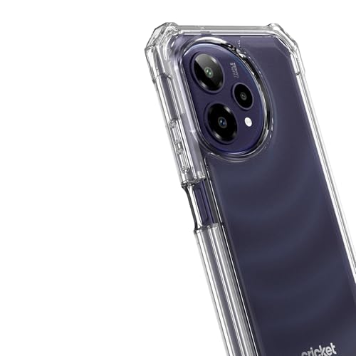 DpS for Cricket Icon Plus 2026/At&t Verge 2 Case 3-in-1,Cricket Iconplus 2026 with Screen Protector, Dual-Layer Case Full Body,At&t Verge 2 Hard PC Bumper & Silicone Back Cover.(Clear) - color: A_Clear